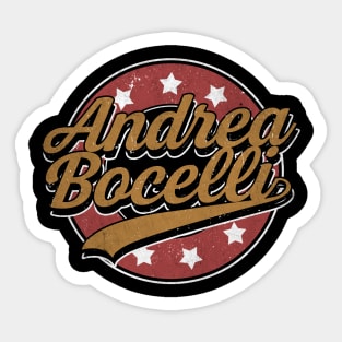 Personalized Name Andrea Vintage Circle Limited Edition Sticker